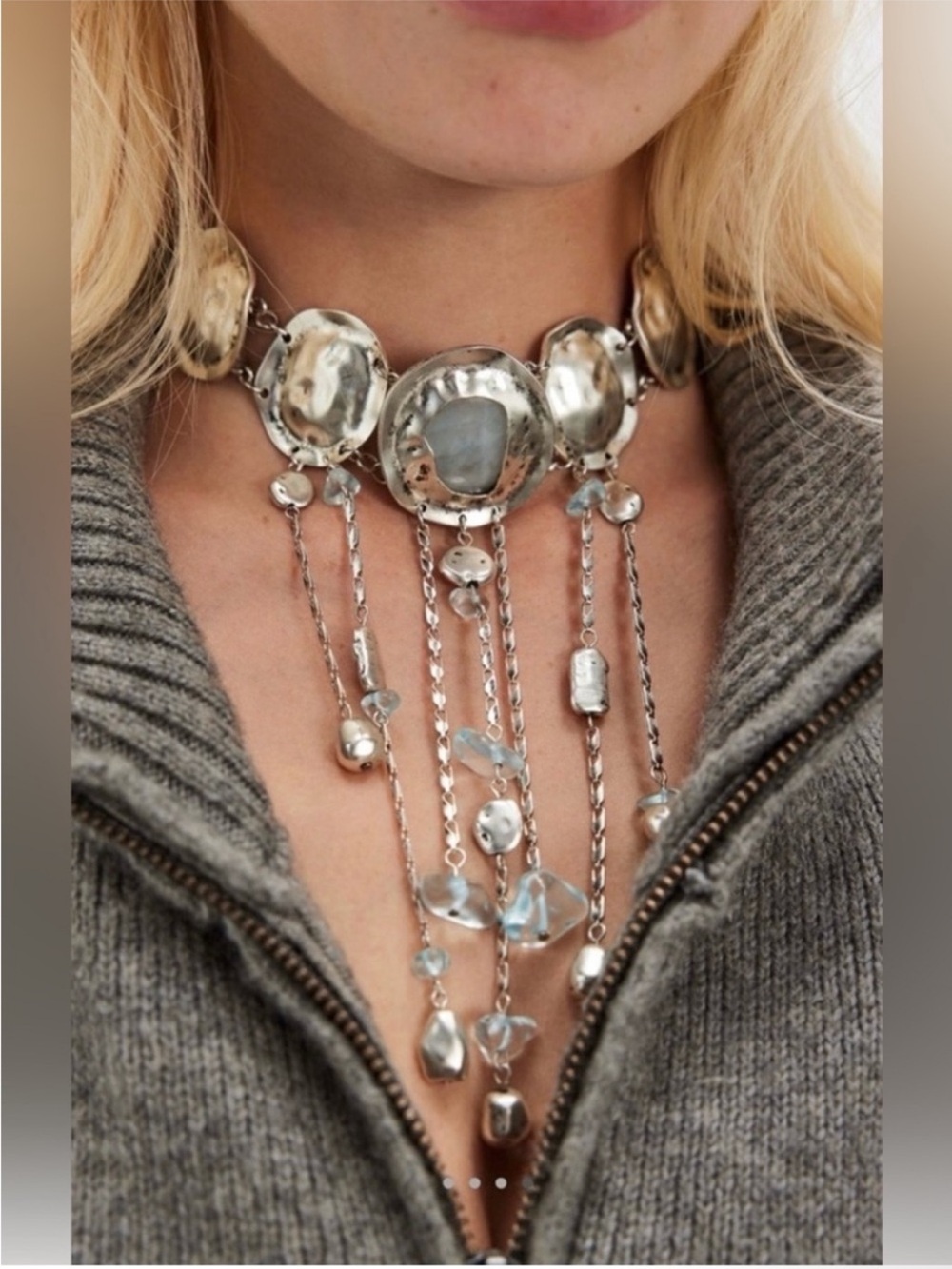 Free People Speak Up Statement Layer Necklace
